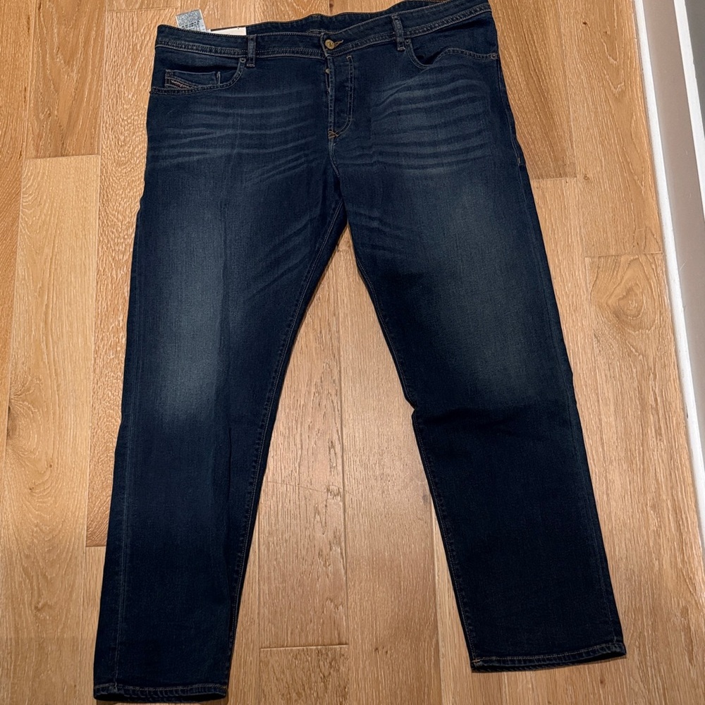 Diesel Men's Deep Indigo Straight Jeans